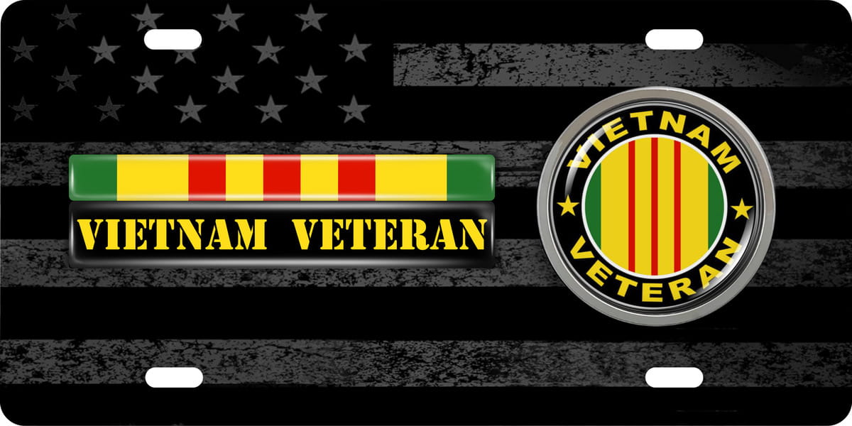 Black US Flag 